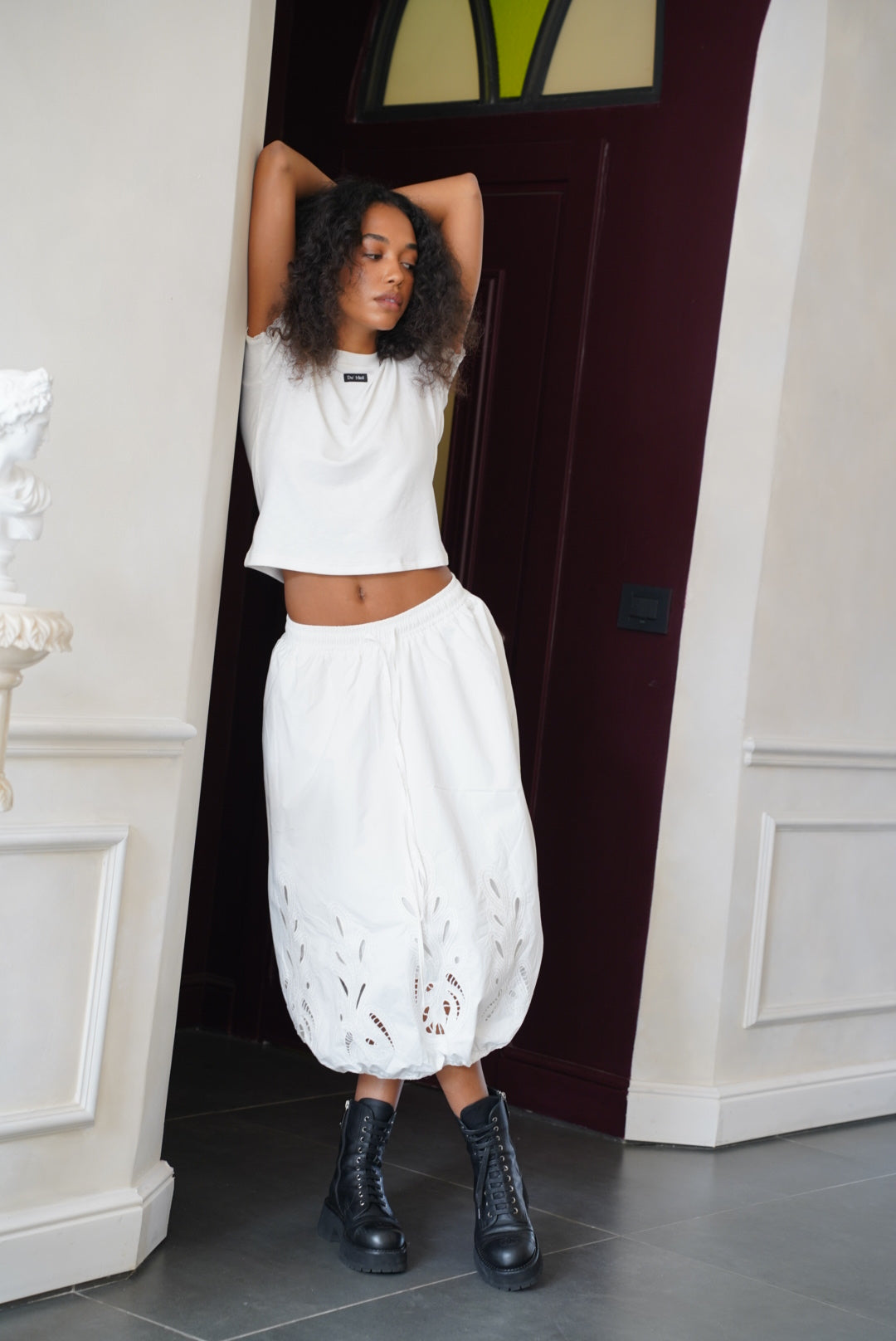 White Lace skirt