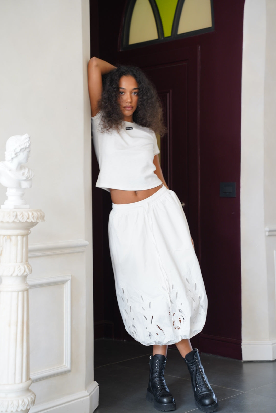 White Lace skirt