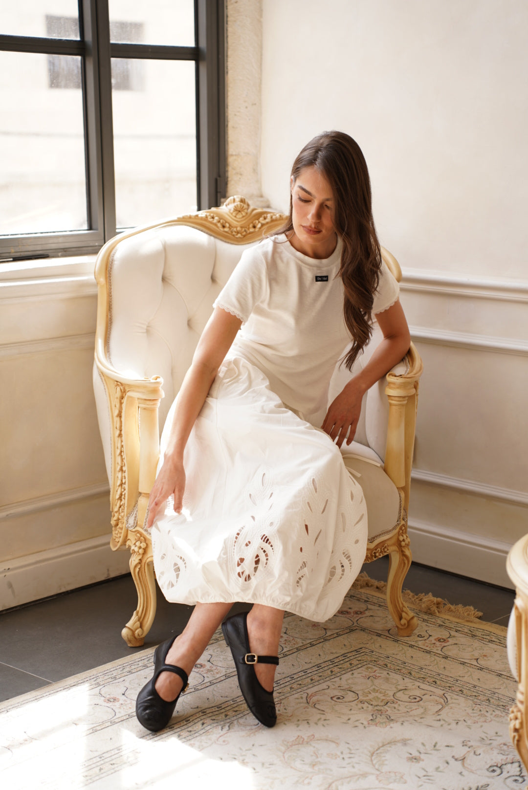White Lace skirt